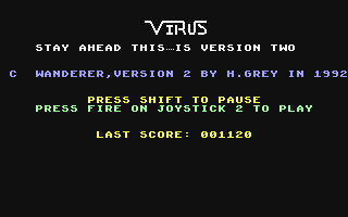 Virus II Preview Title Screen